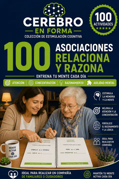 Portada del ebook 100 Asociaciones: Relaciona y Razona
