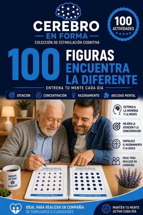 Portada del ebook 100 Figuras: Encuentra la Diferente